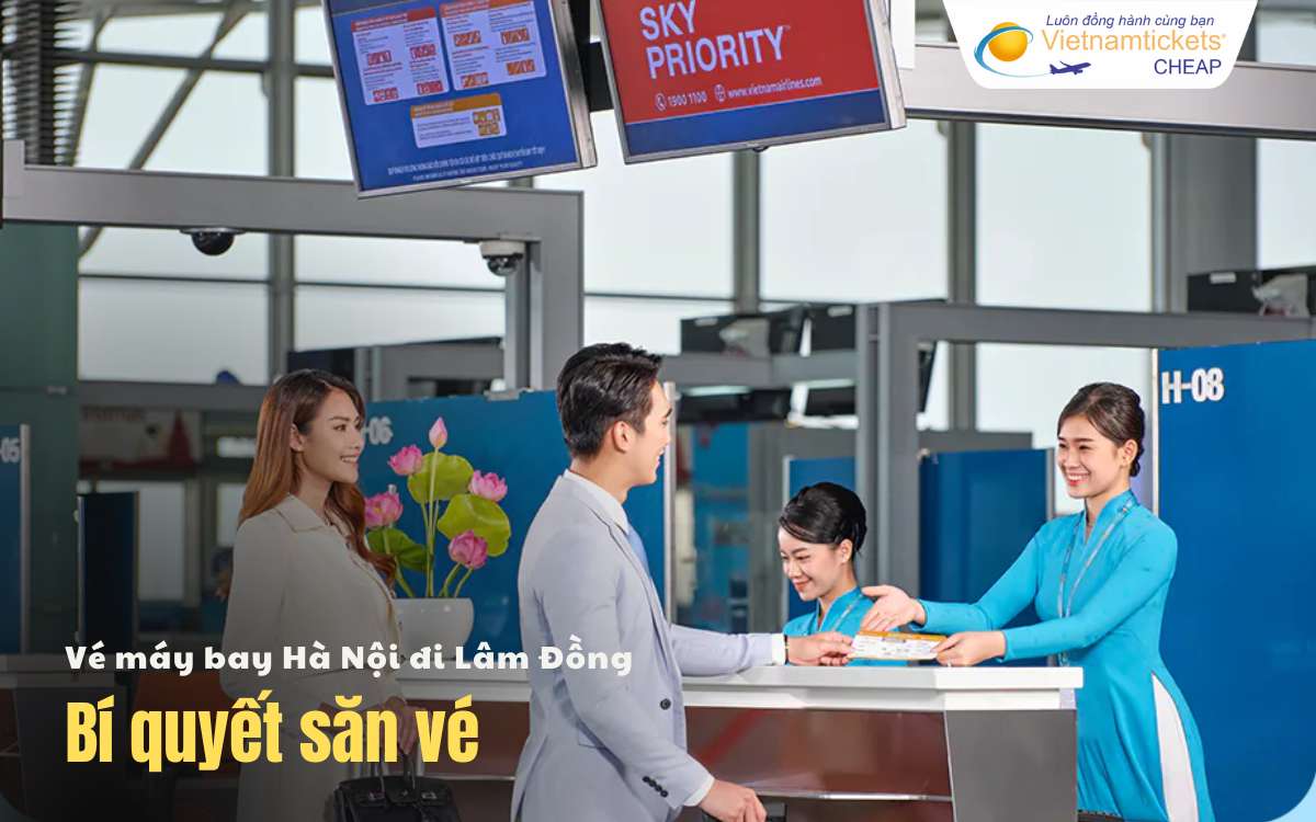 Săn vé máy bay Hà Nội đi Lâm Đồng