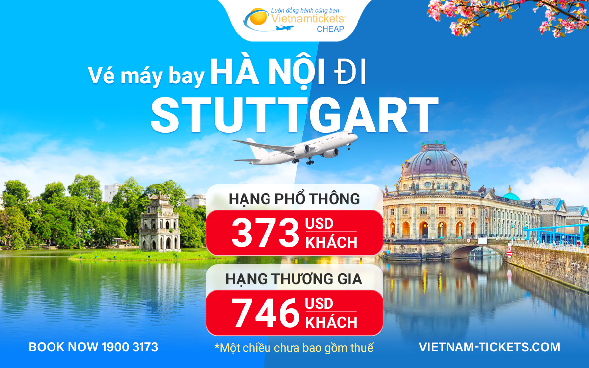 Vé Máy Bay Hà Nội Đi Stuttgart