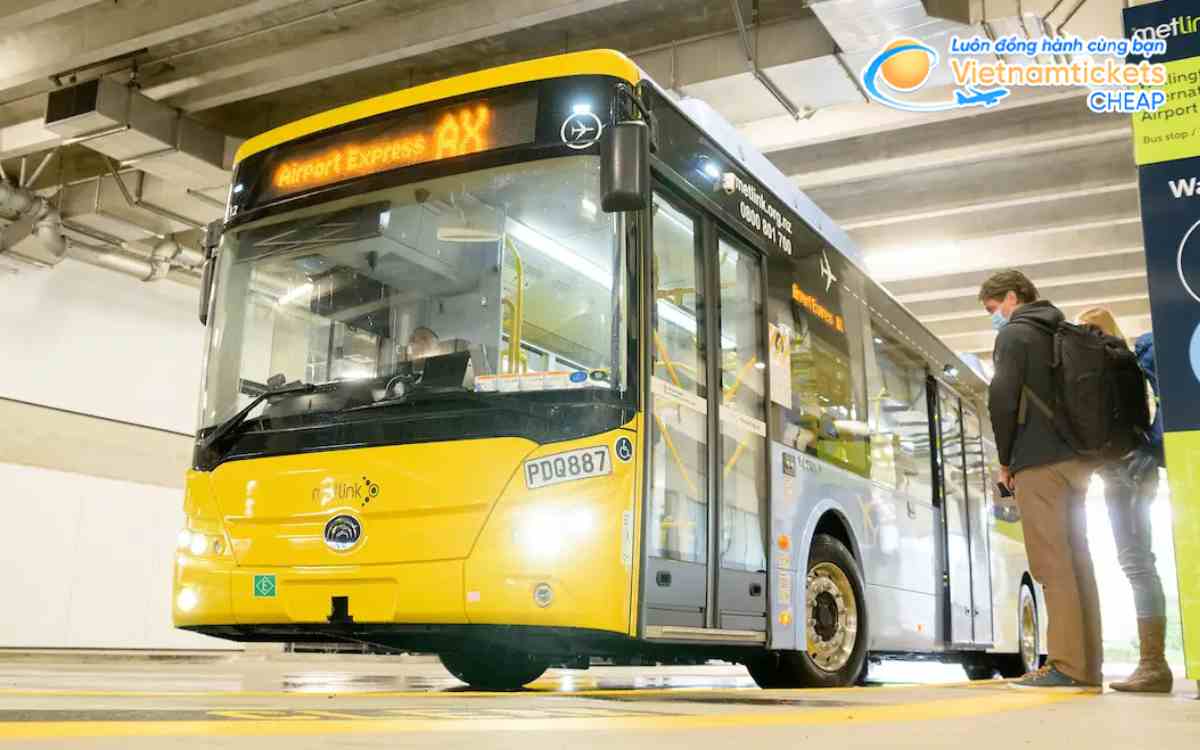 Di chuyển từ sân bay Wellington