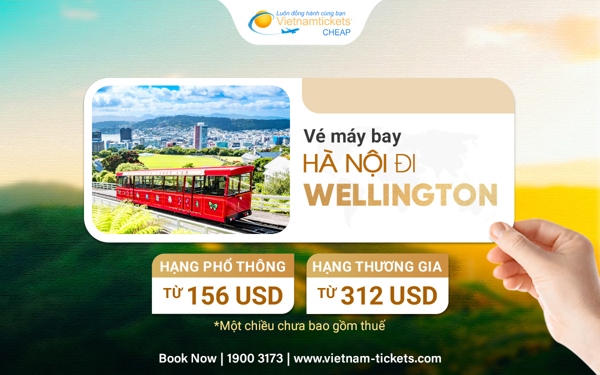 Vé Máy Bay Hà Nội Đi Wellington