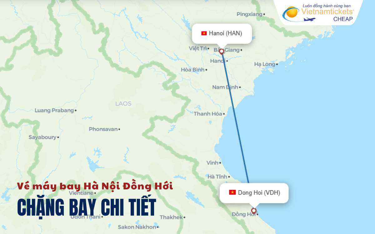 Chặng bay Hà Nội Đồng Hới