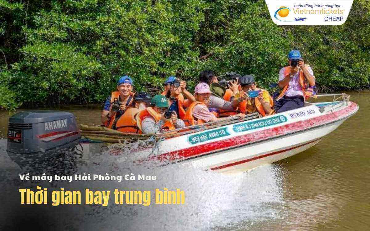 Thời gian bay Hải Phòng Cà Mau