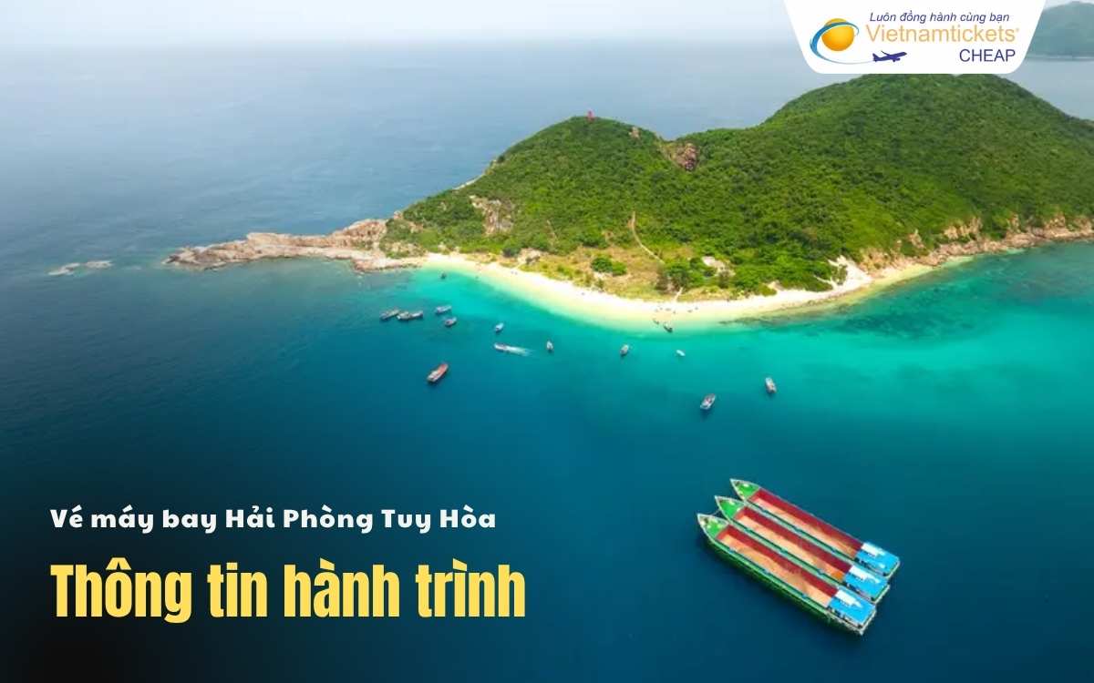 Hành trình bay Hải Phòng Tuy Hòa