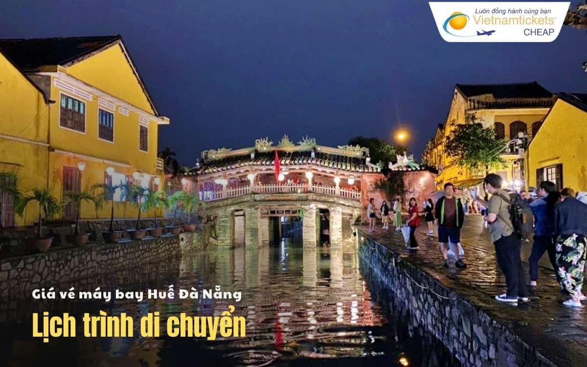 Lịch trình di chuyển Huế Đà Nẵng