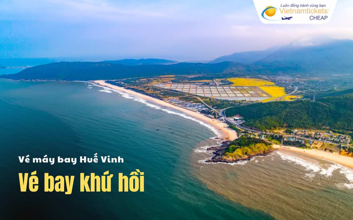 Vé bay khứ hồi Huế Vinh