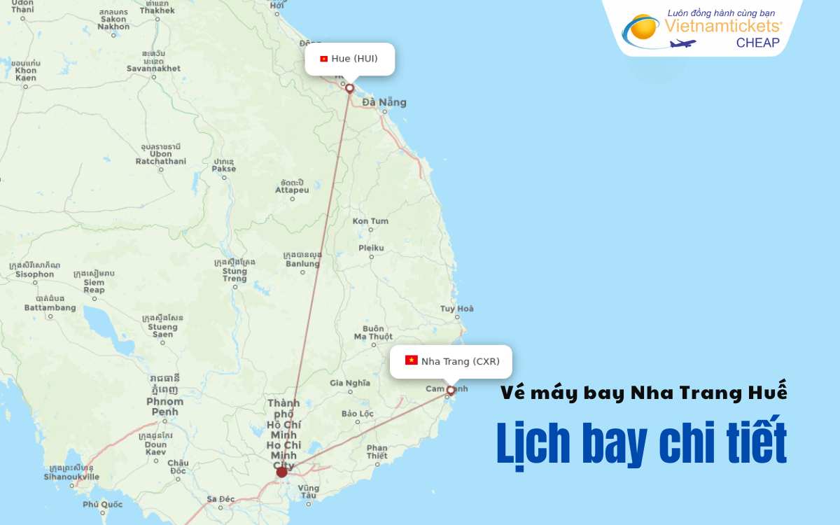 Lịch bay Nha Trang Huế