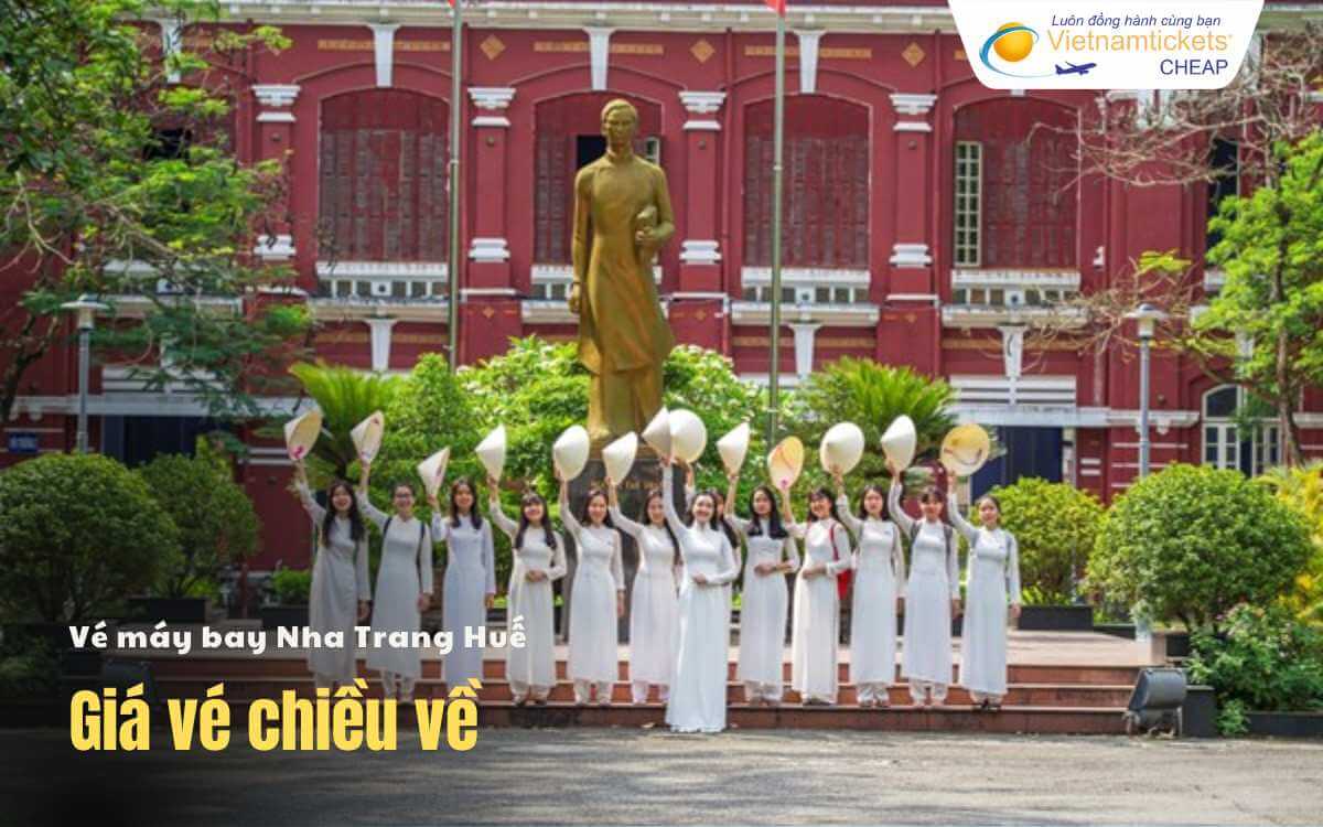 Vé máy bay Nha Trang Huế chiều về