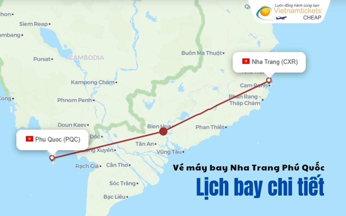 Lịch bay Nha Trang Phú Quốc