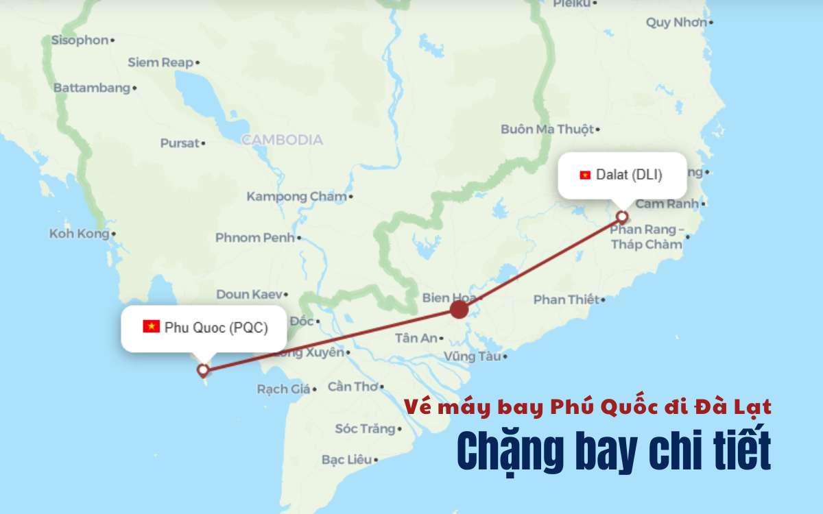 Chặng bay Phú Quốc Đà Lạt