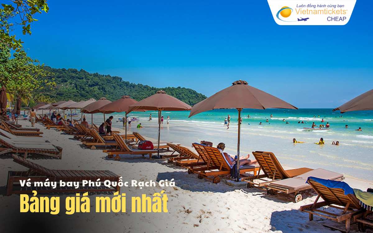Giá vé máy bay Phú Quốc Rạch Giá