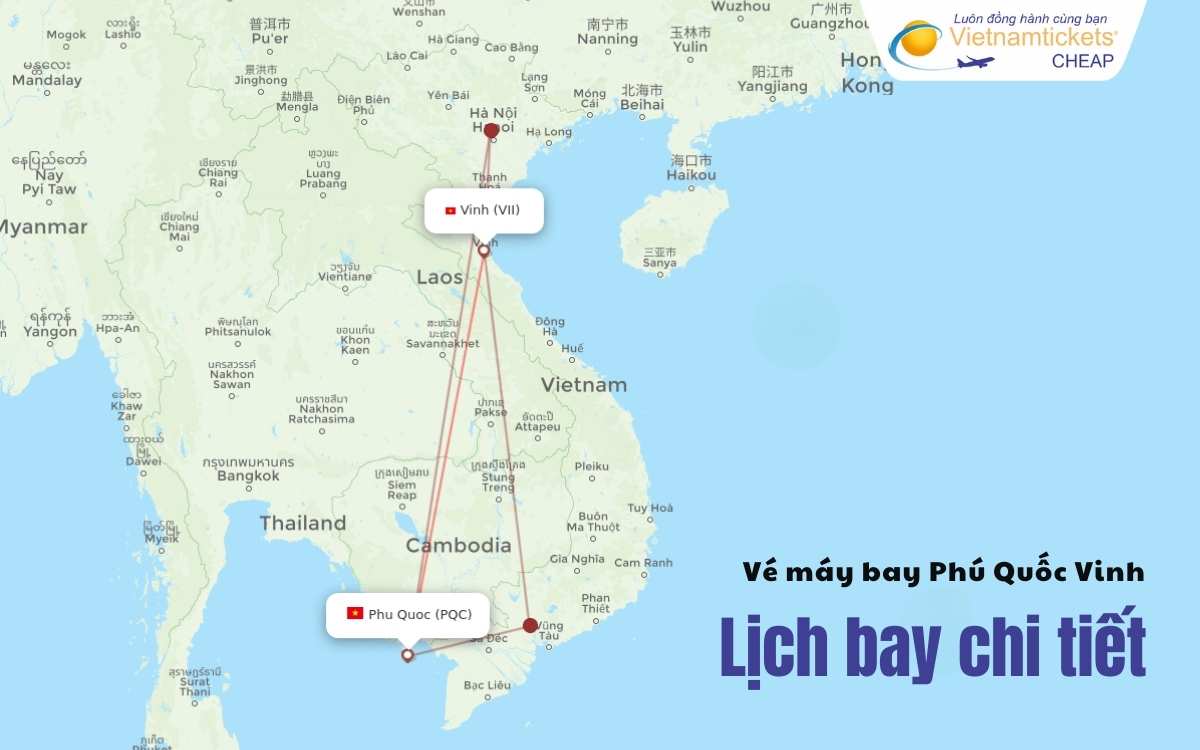 Lịch bay Phú Quốc Vinh
