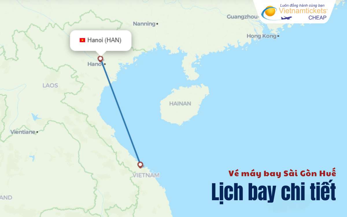Lịch bay Sài Gòn Huế