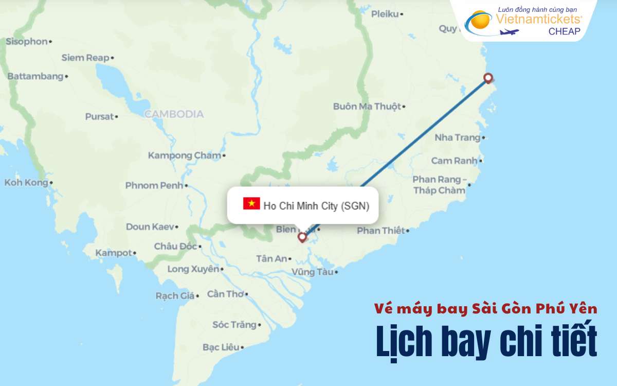 Lịch bay Sài Gòn Phú Yên