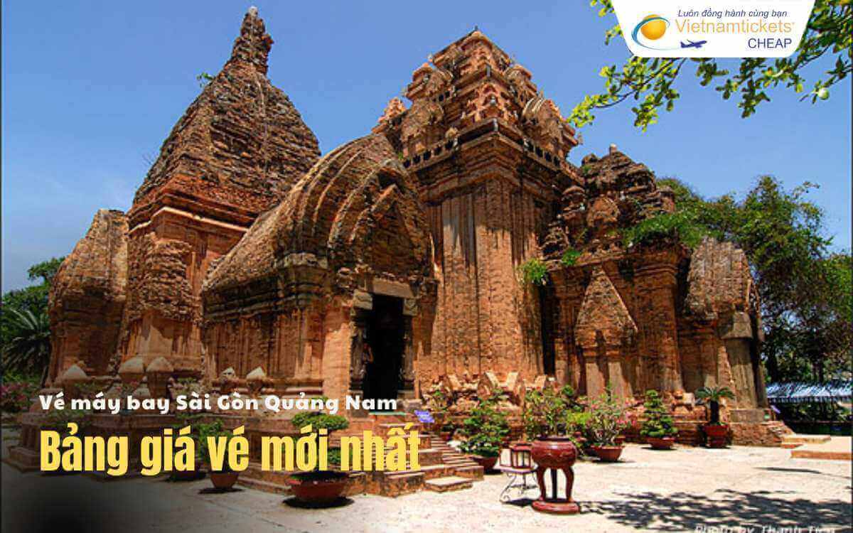 Bảng giá vé máy bay Sài Gòn Quảng Nam