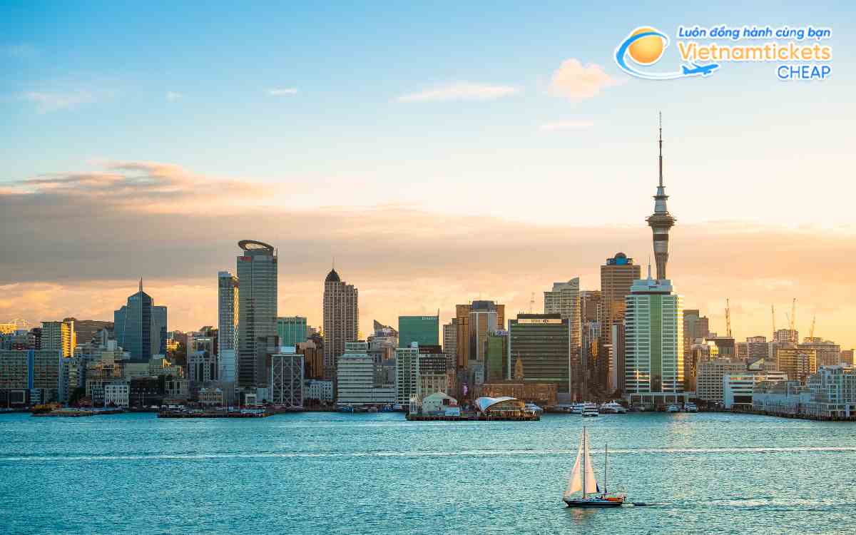 Đặt vé máy bay TPHCM đi Auckland