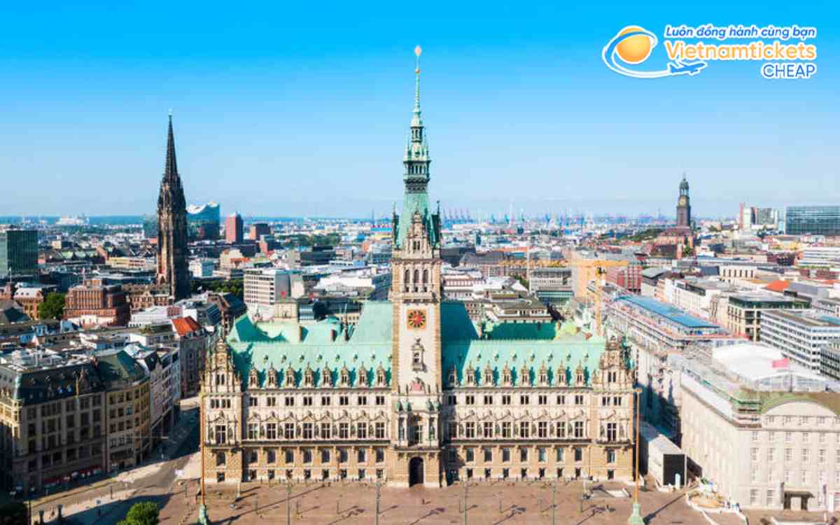 Đặt vé máy bay TPHCM đi Hamburg rẻ