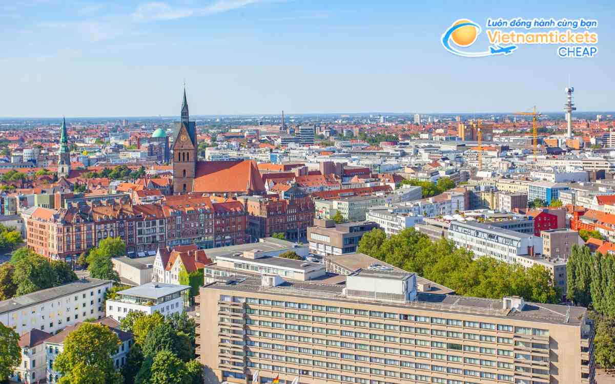Đặt vé máy bay TPHCM đi Hannover