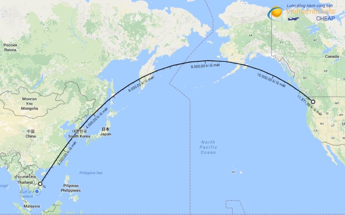Giá vé máy bay từ Quebec đi TPHCM