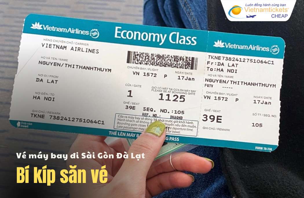 Săn vé máy bay từ Sài Gòn đi Đà Lạt