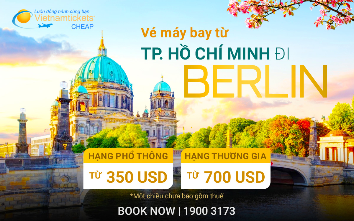 Vé Máy Bay Từ TPHCM Đi Berlin