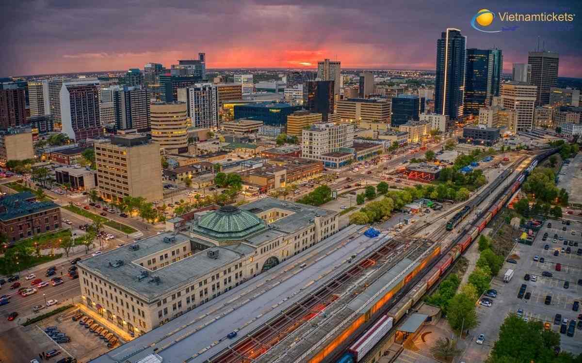 Tổng quan vé máy bay từ Winnipeg đến Việt Nam