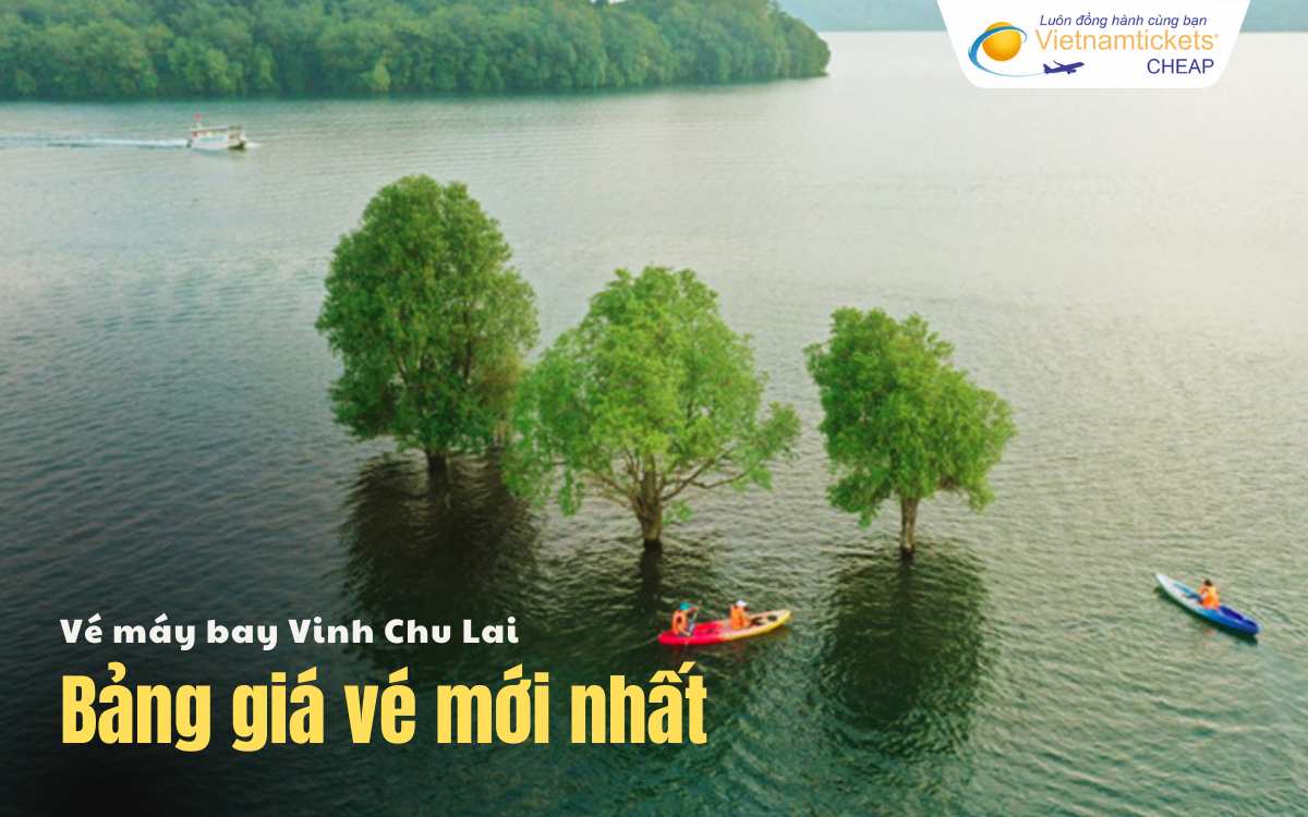 Bảng giá vé máy bay Vinh Chu Lai
