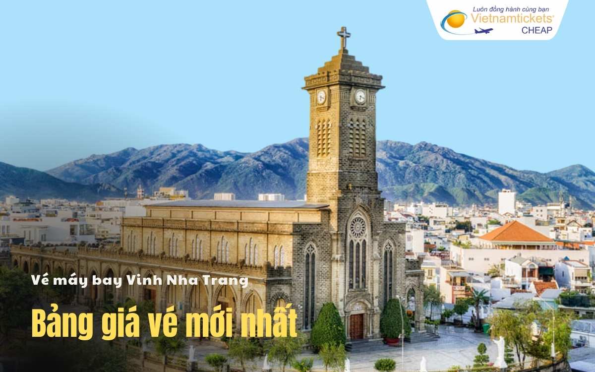 Bảng giá vé máy bay Vinh Nha Trang