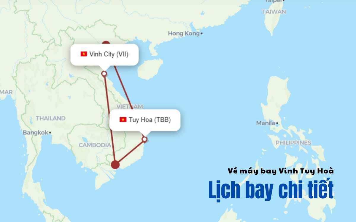 Lịch bay Vinh Tuy H&ograve;a