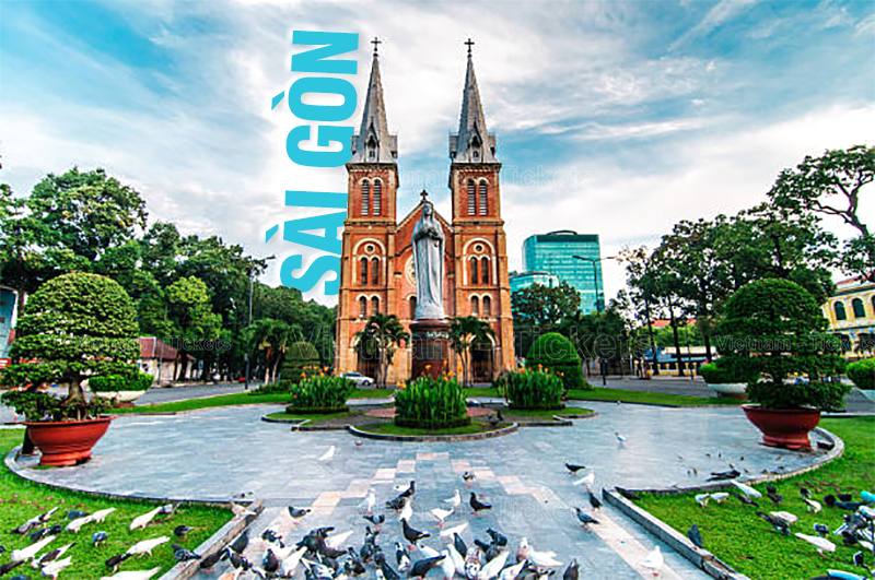 Nhà thờ Đức Bà - công trình công giáo độc đáo, nổi bật nhất Sài Gòn | Vé máy bay từ Buôn Ma Thuột đi Sài Gòn