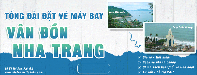 Vé máy bay Vân Đồn Nha Trang