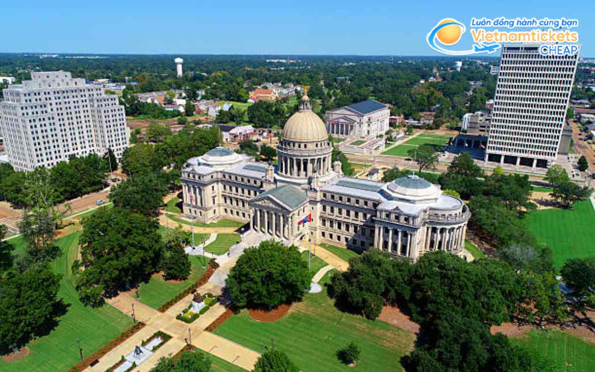 Jackson thành phố lớn nhất bang Mississippi