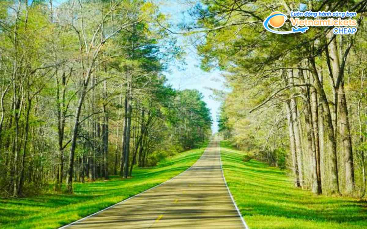 Natchez Trace Parkway bang Mississippi