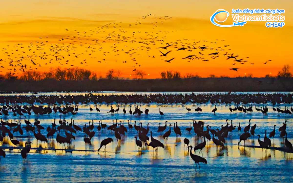 Platte River bang Nebraska