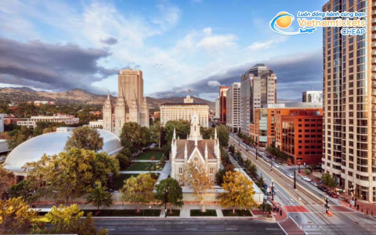 Quảng trường đền thờ ở Utah