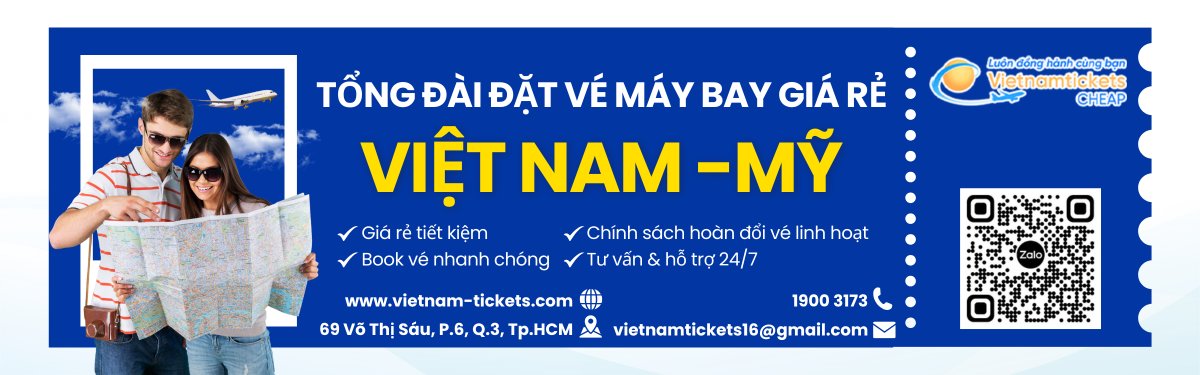 Đặt vé máy bay sang Mỹ giá rẻ