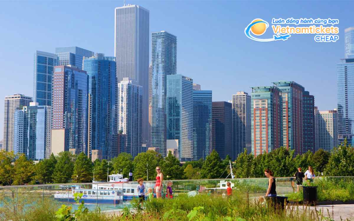 Giá vé máy bay Chicago bao nhiêu tiền