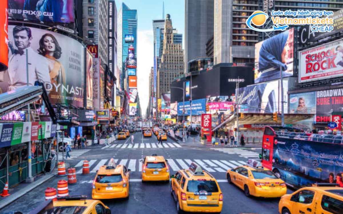 New York địa điểm du lịch Mỹ