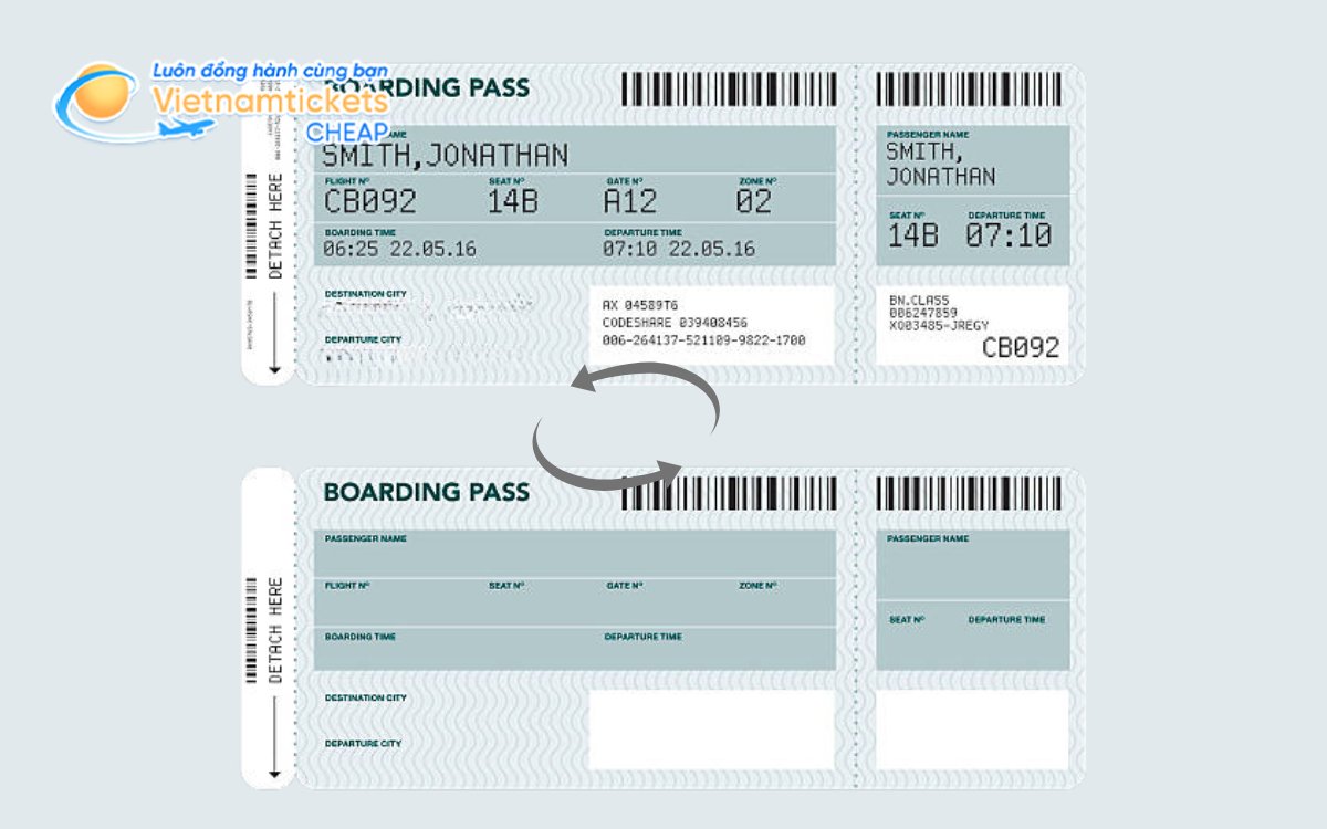 Quy định đổi vé máy bay các hãng