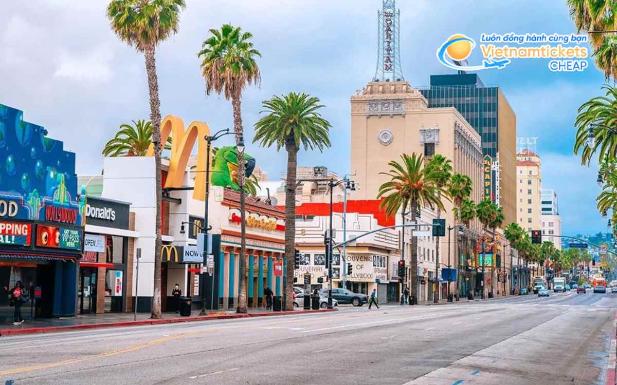 Chi phí vé máy bay đi California