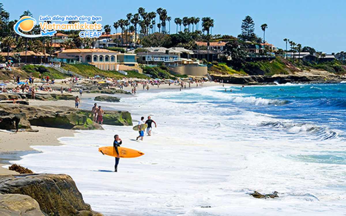 La Jolla Beach địa điểm du lịch San Diego