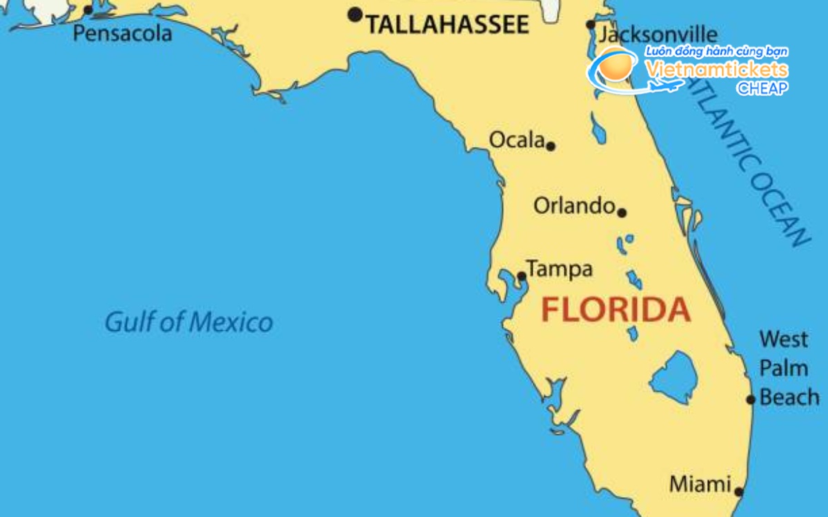 Đặc điểm địa lý tiểu bang Florida