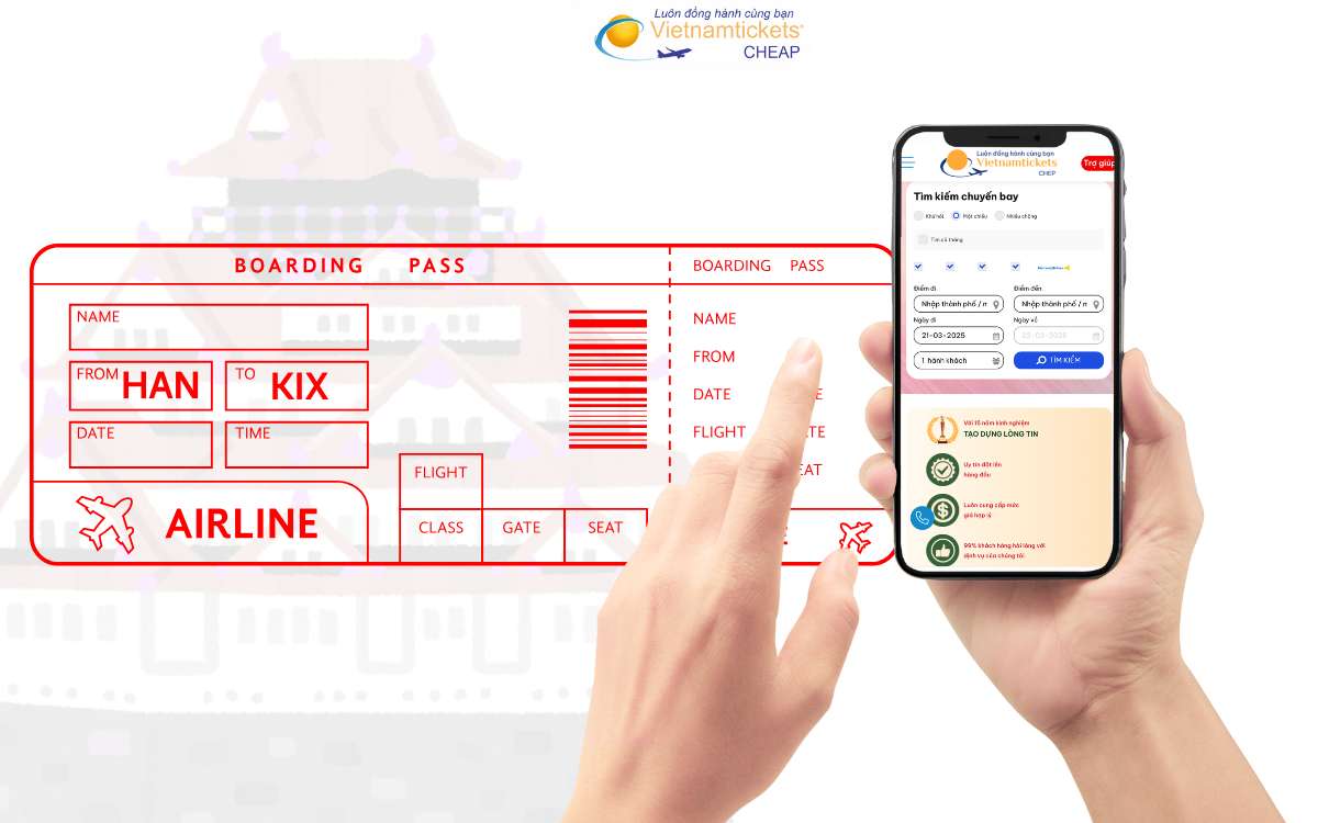 Đặt sớm săn giá vé máy bay đi Osaka Nhật Bản rẻ