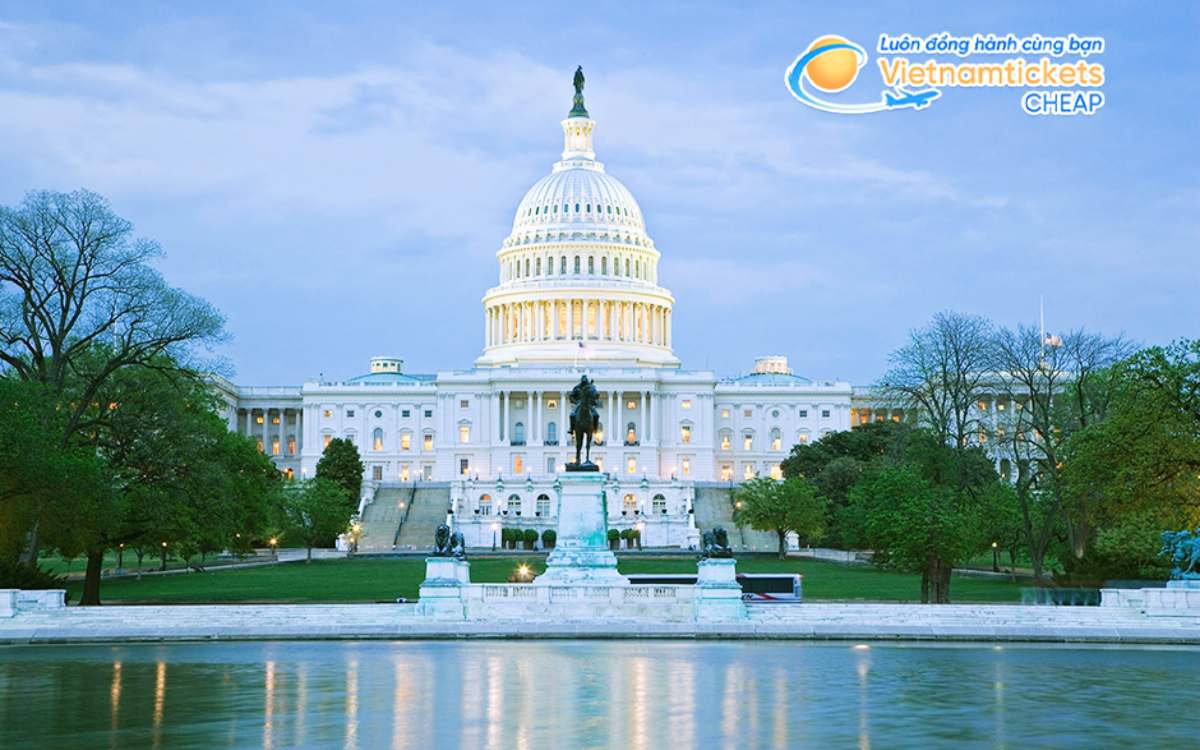 Nhà Trắng biểu tượng du lịch Washington D.C