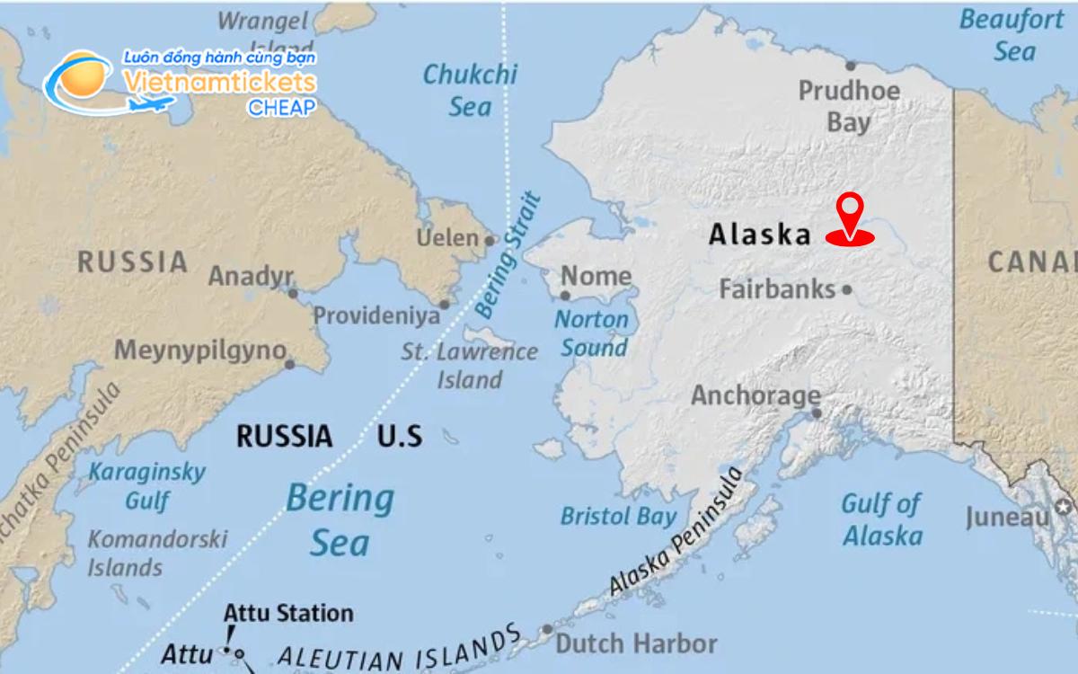So sánh Alaska và các bang lớn khác của Mỹ
