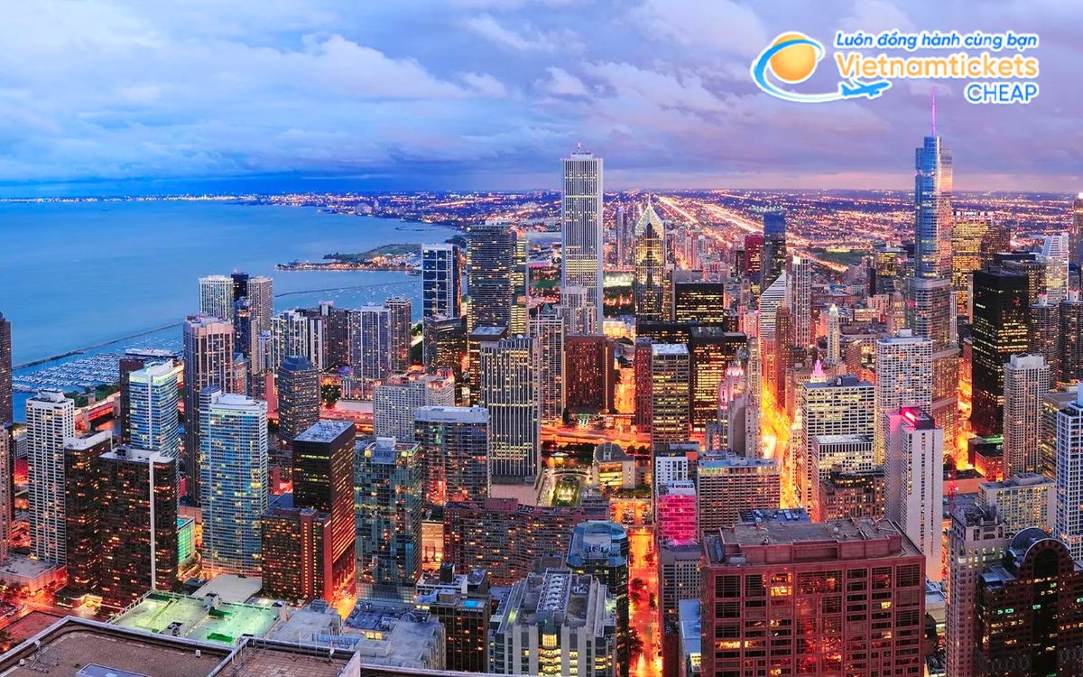 Giá vé máy bay Đà Nẵng Chicago