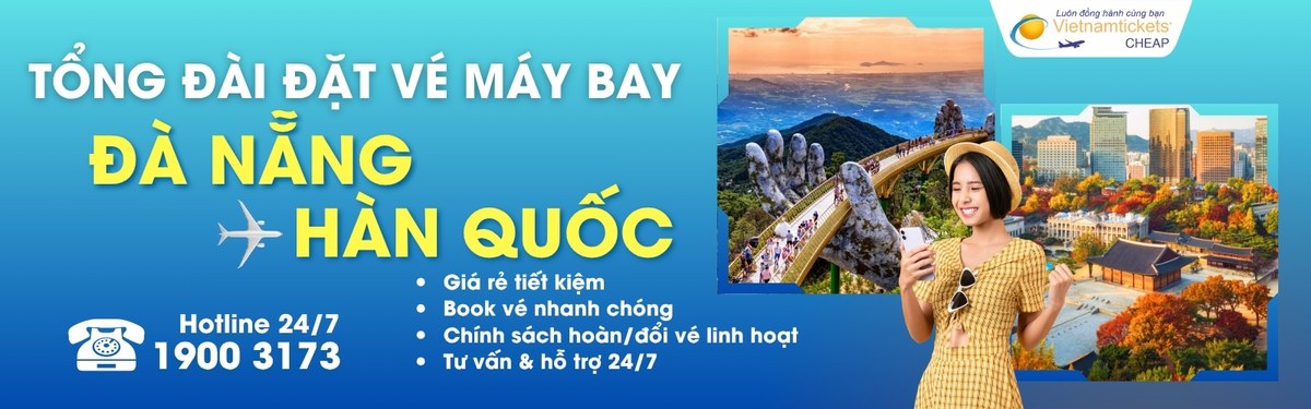 Đặt vé máy bay Đà Nẵng Hàn Quốc giá rẻ