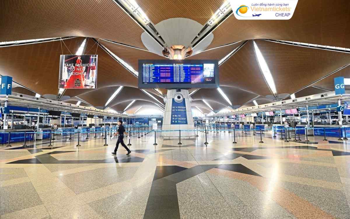 Sân bay Kuala Lumpur điểm kết thúc chuyến bay