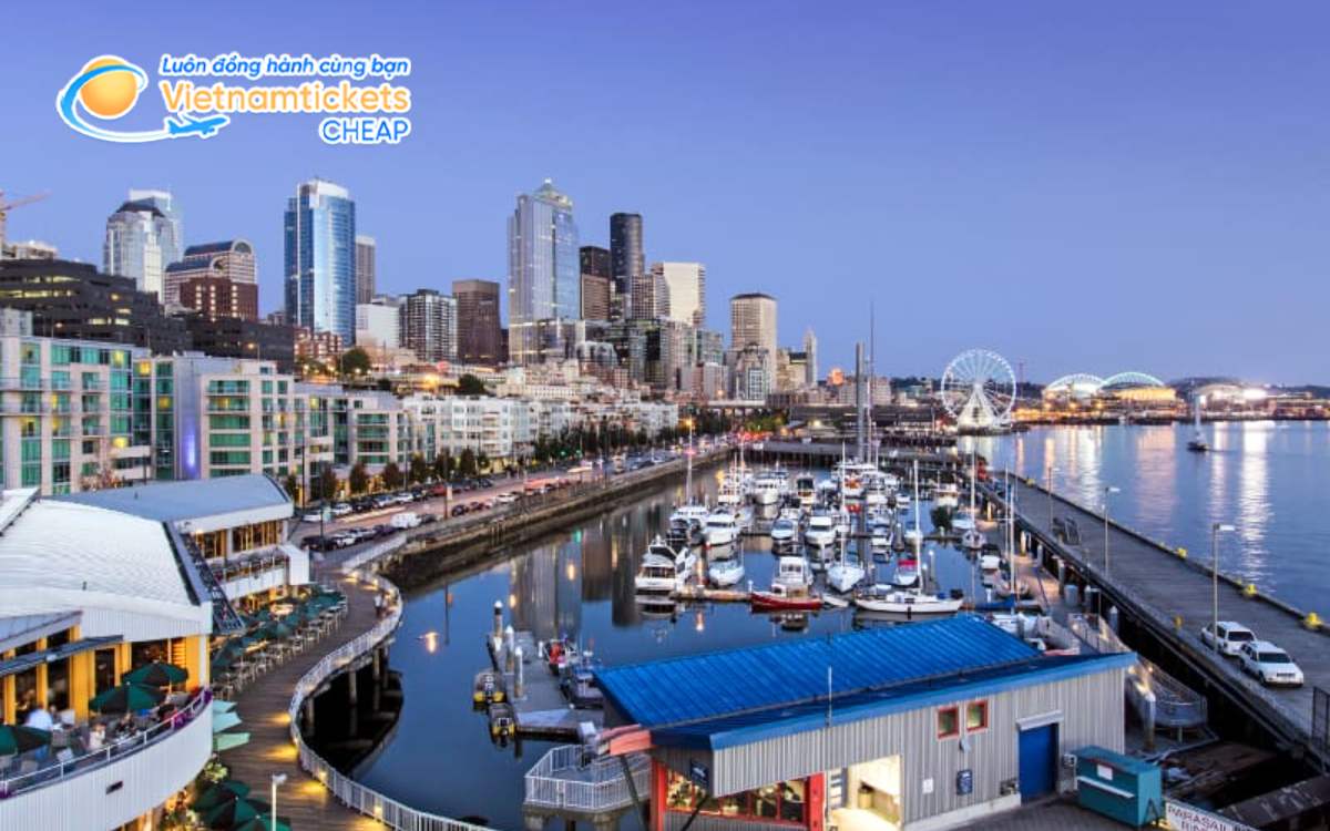Gi&aacute; v&eacute; m&aacute;y bay Đ&agrave; Nẵng Seattle