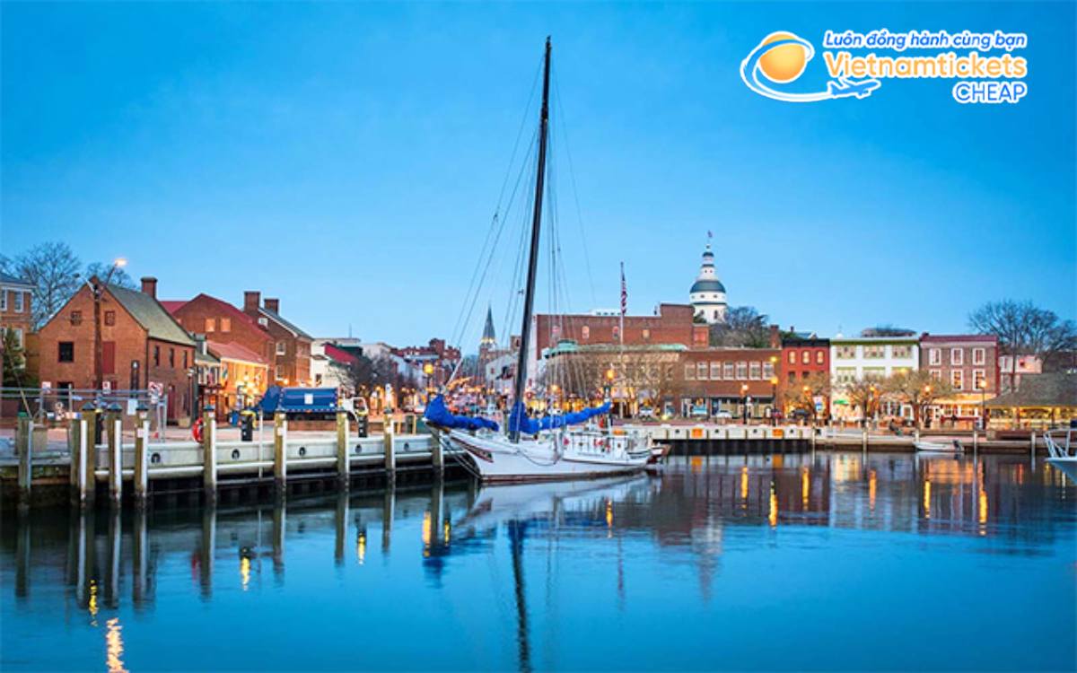 Gi&aacute; v&eacute; m&aacute;y bay đi Annapolis