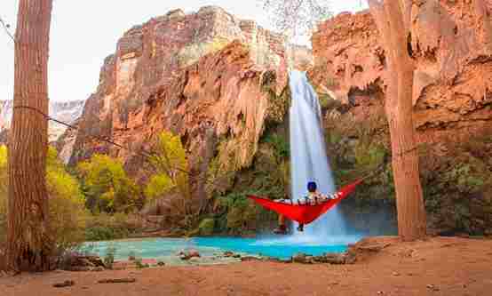 Havasu còn được hay gọi với cái tên mỹ miều là “Thác Voan cô dâu”
